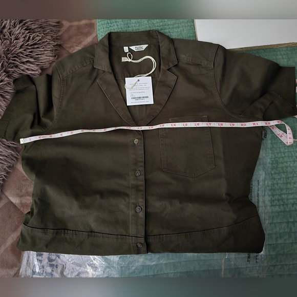 Bridge & Burn Lou Utility Jumpsuit Olive L - Picture 8 of 9